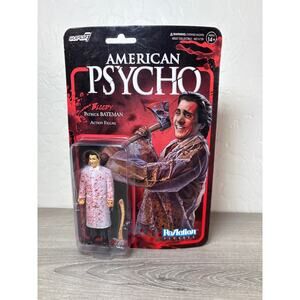 Super7 ReAction American Psycho BLOODY Patrick Bateman Action Figure- NEW